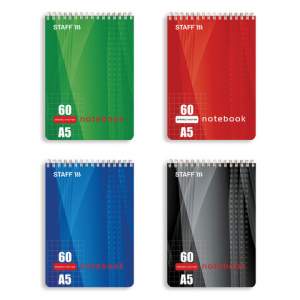 Блокнот А5 60л. клетка/гребень STAFF клетк...